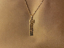 Load image into Gallery viewer, Gold Vertical Zodiac Necklace
