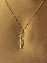 Load image into Gallery viewer, Gold Vertical Zodiac Necklace
