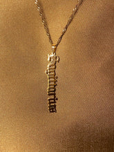 Load image into Gallery viewer, Gold Vertical Zodiac Necklace
