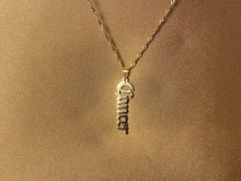 Load image into Gallery viewer, Gold Vertical Zodiac Necklace
